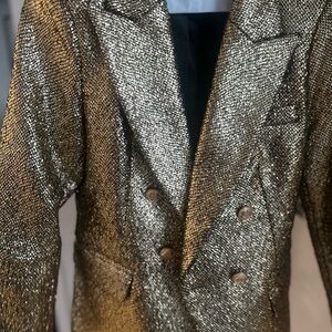 ATTENTIF PARIS ,Gold Women's Suit Jacket